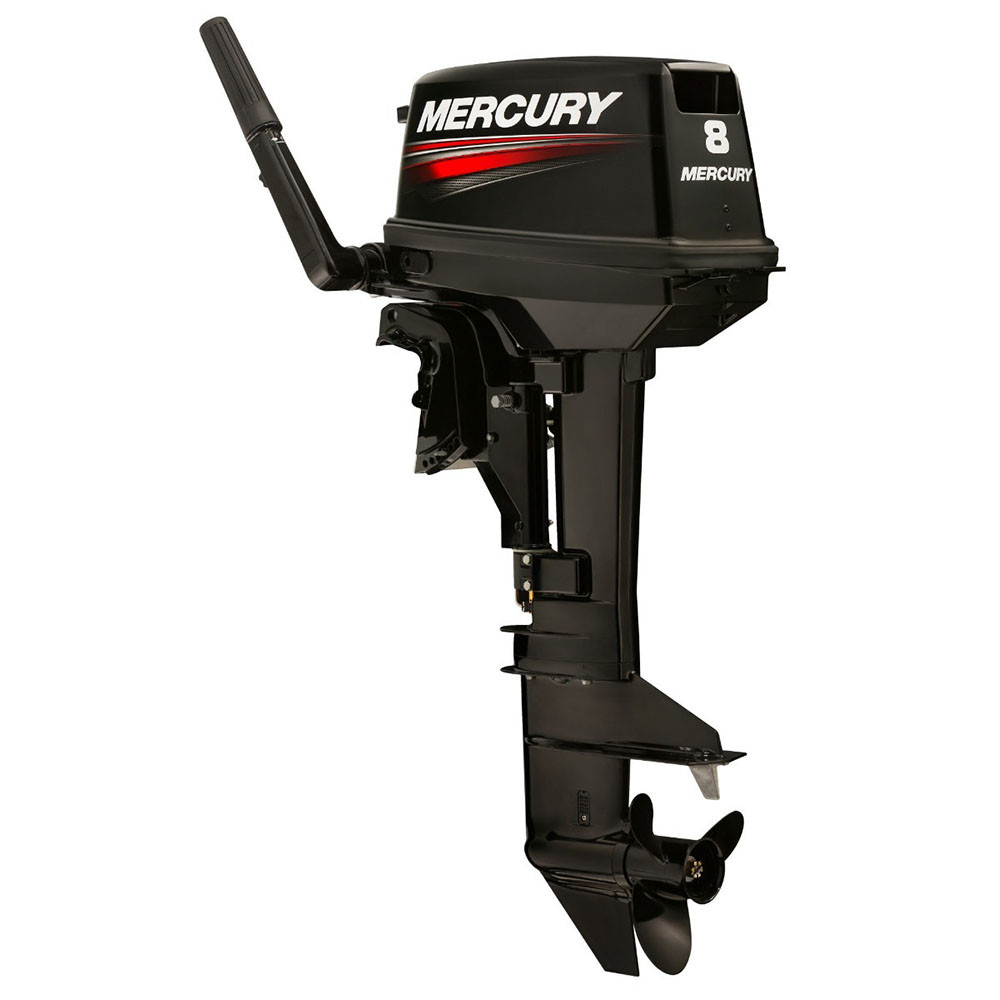 Motor fuera de borda Mercury 8HP 2 tiempos Mando popero pata corta